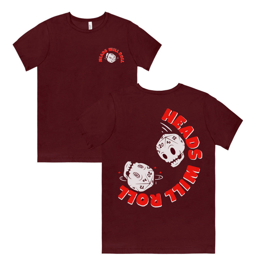 Heads Will Roll D20 T-Shirt