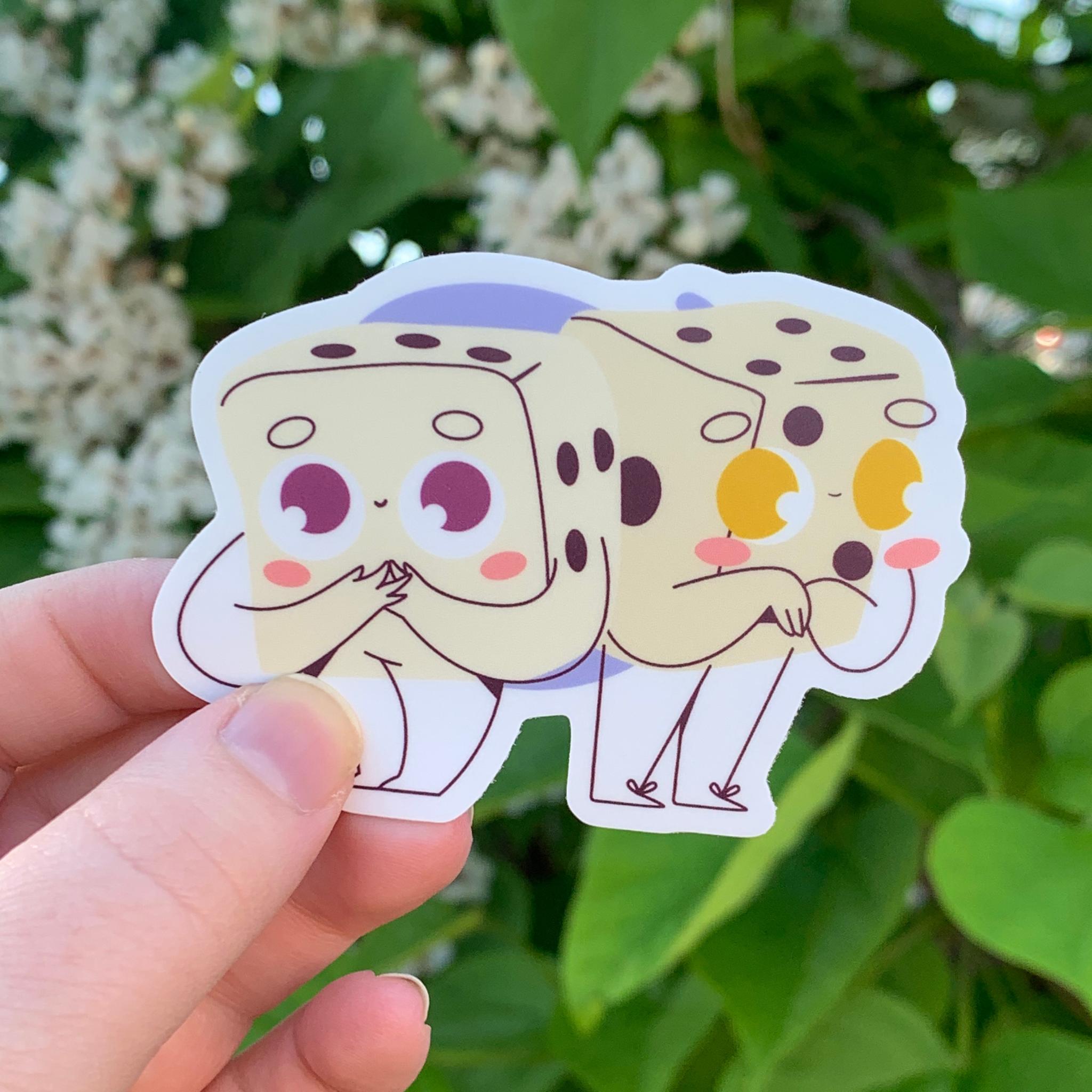 Dice Duo Sticker