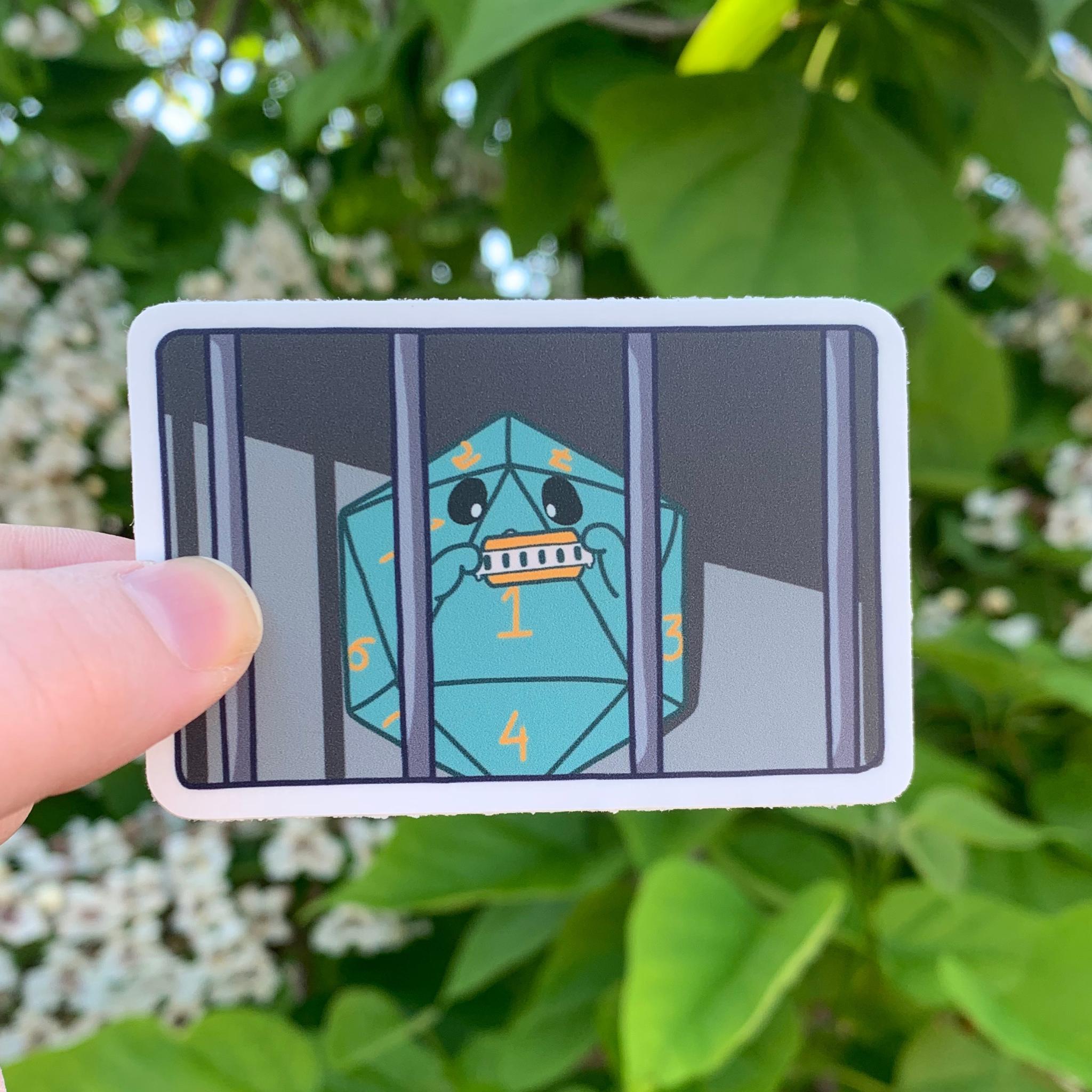 Dice Jail Sticker