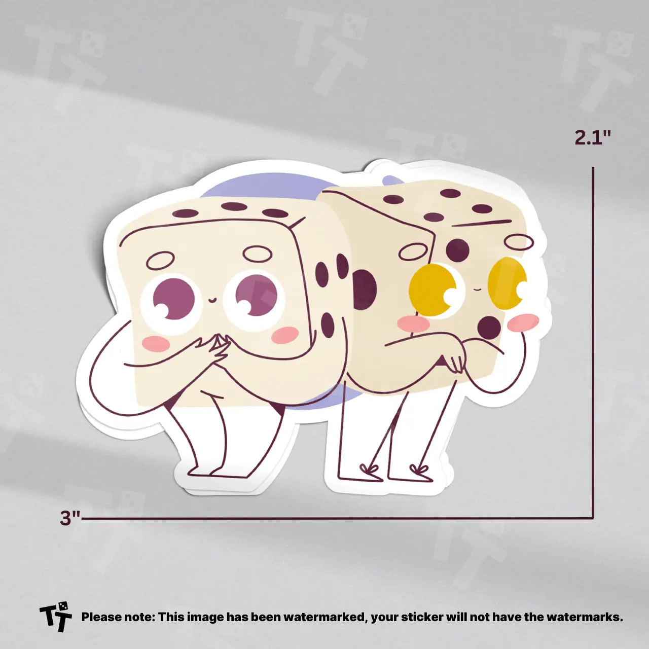 Dice Duo Sticker