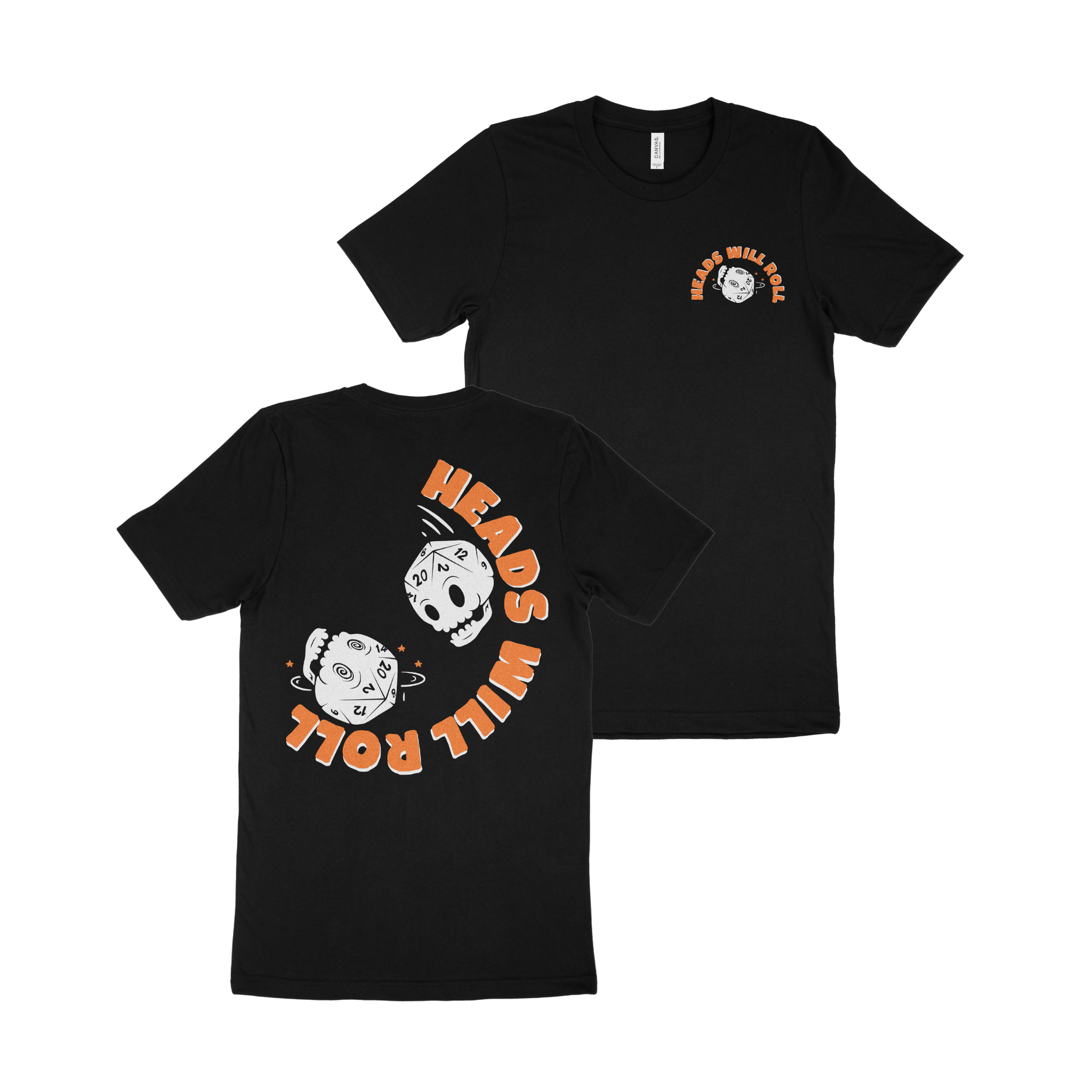 Heads Will Roll D20 T-Shirt
