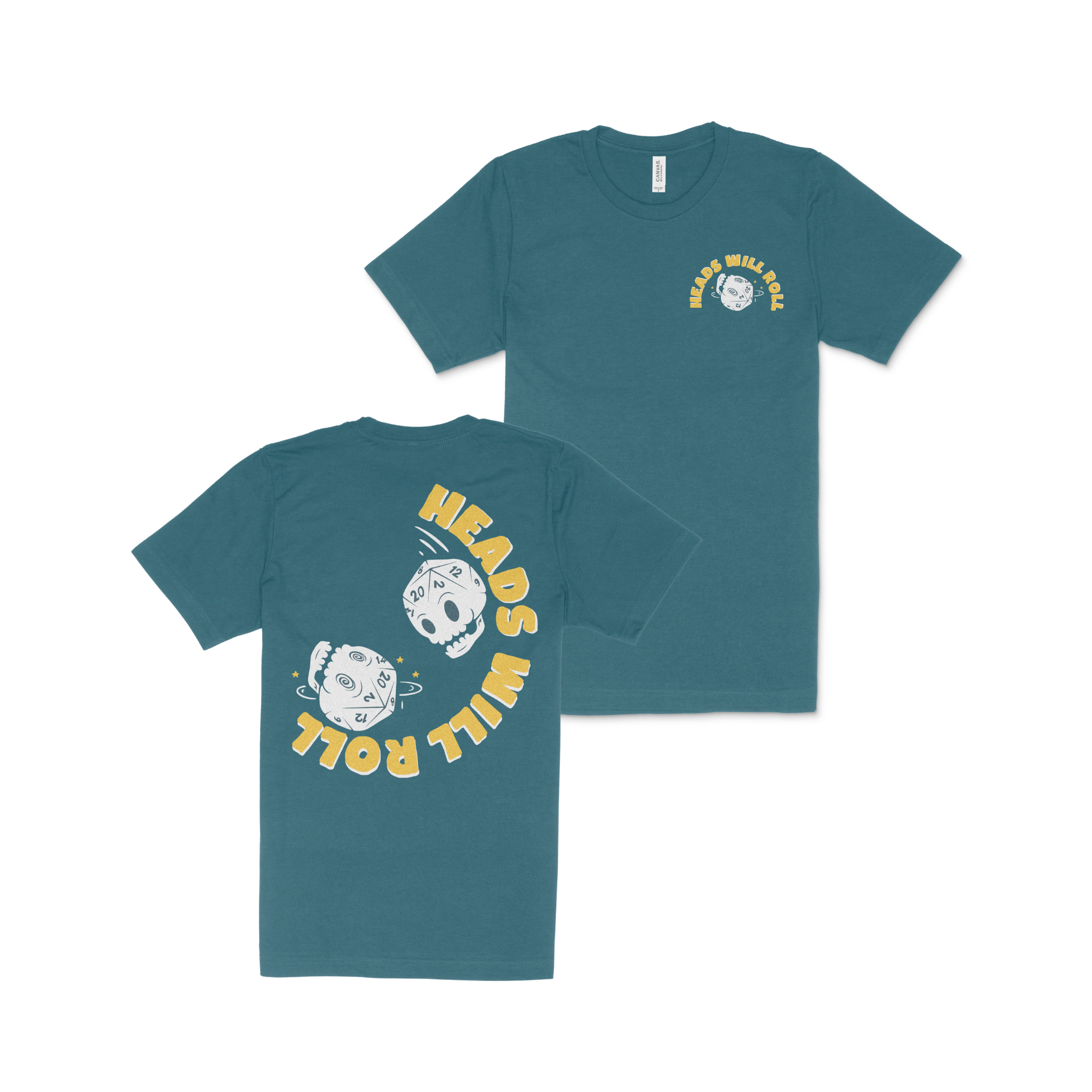Heads Will Roll D20 T-Shirt